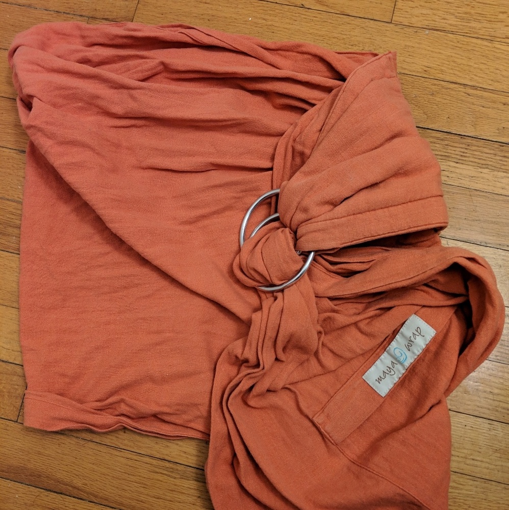 Burnt Orange Maya Wrap Ring Sling